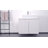 30" W Single Sink Freestanding Bath Vanity With Carrara White Sintered Stone Top-175498052-168293128