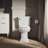 Brevia Toilet Seat with Quick-Release Hinges and Grip-Tight Bumpers-10979251-91059806