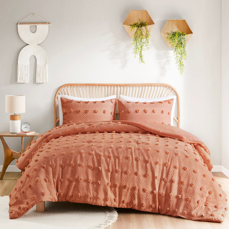 Playful Bedding - Full/queen Proof Stylish With, Rust, Full Comforter + 2 Shams