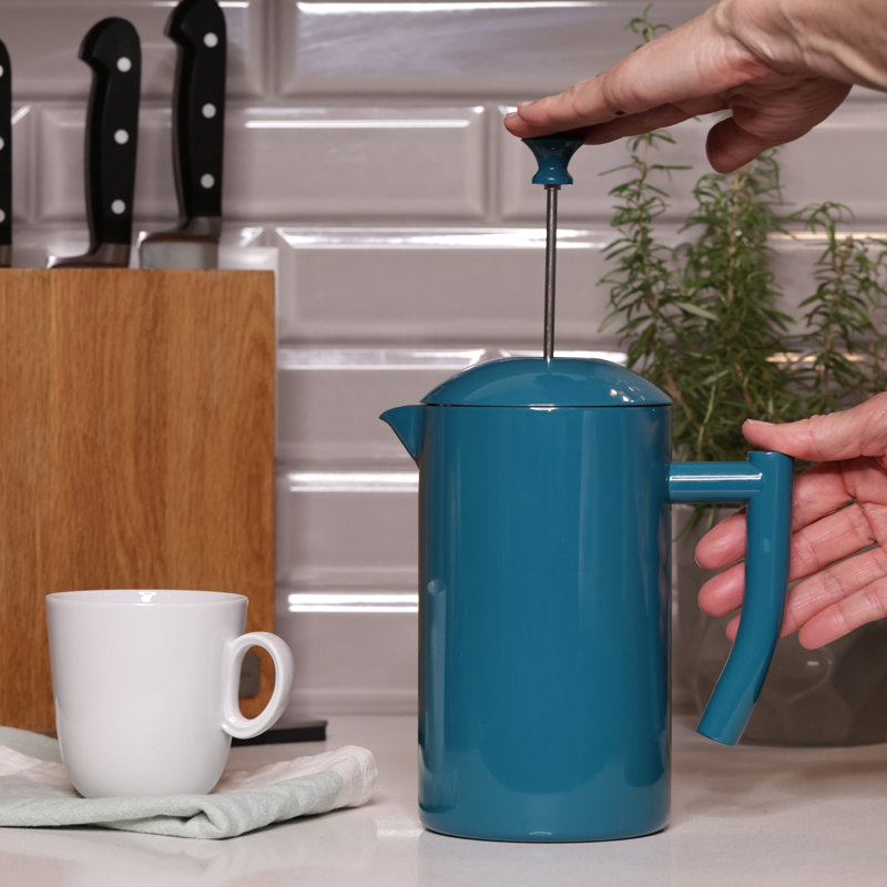 Frieling 34 oz - French Press Coffee Maker, Lagoon Blue