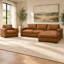 Novella LAF Elegant 100% Top Grain Leather Sofa, Made to Order-1977832180