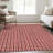 Premium Machine Washable Prisco Red Rug-208977777