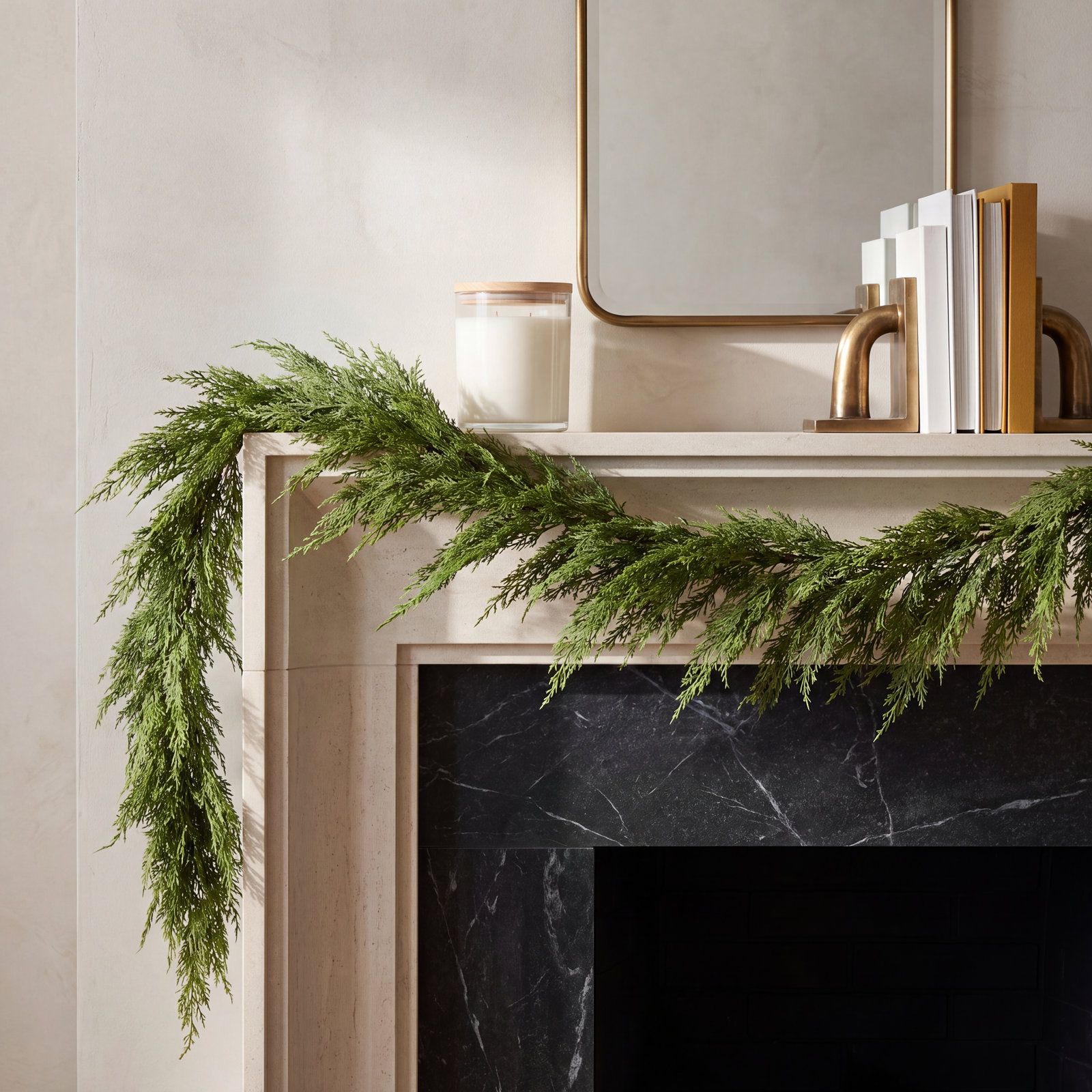 60" Cedar Juniper No Holiday Garland