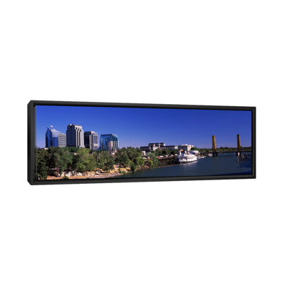 «Downtown and Tower Bridge, Sacramento, California», reproduction de photo sur toile
