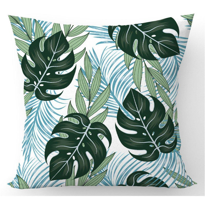 Salter Tropical Floral Square Throw Cushion