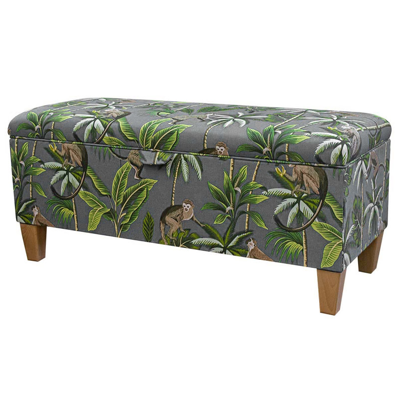 100cm Storage Bench, Monkey Grey
