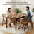 Rattan Folding Chairs, Modern Mid Century Dining Chairs-977593579-977593580