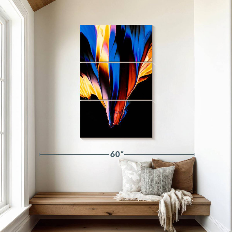 Peinture abstraite Avery II, H 45 po x l 28 po