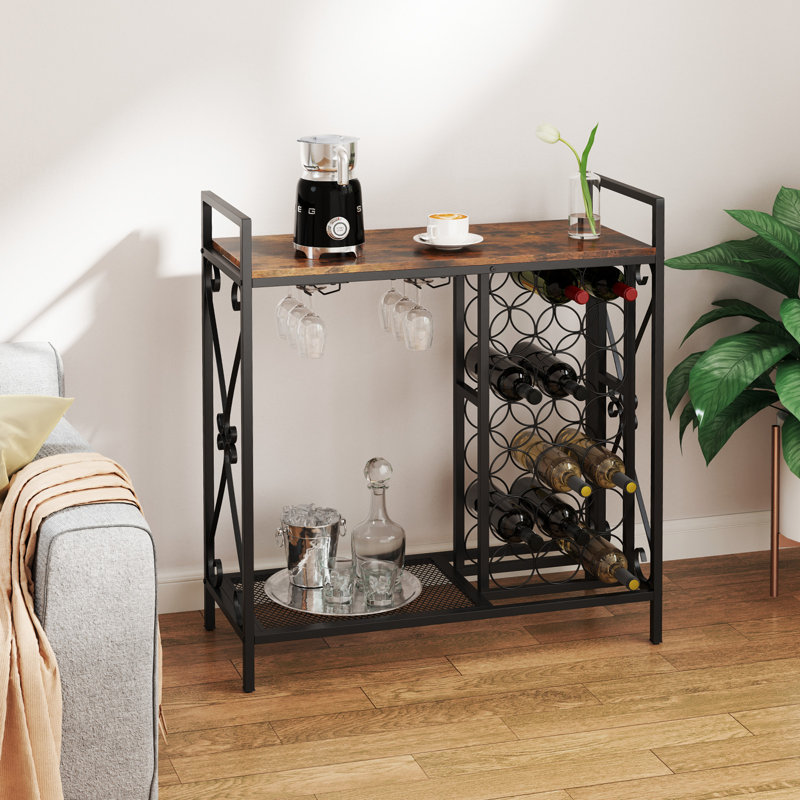 Wine Bottle & Glass Rack