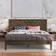 Gonsoulin Solid Wood Bed Frame with Adjustable Headboard/Handcrafted Pattern Platform Bed