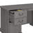 Raker 3 Piece Executive Desk Office Set-1268325533