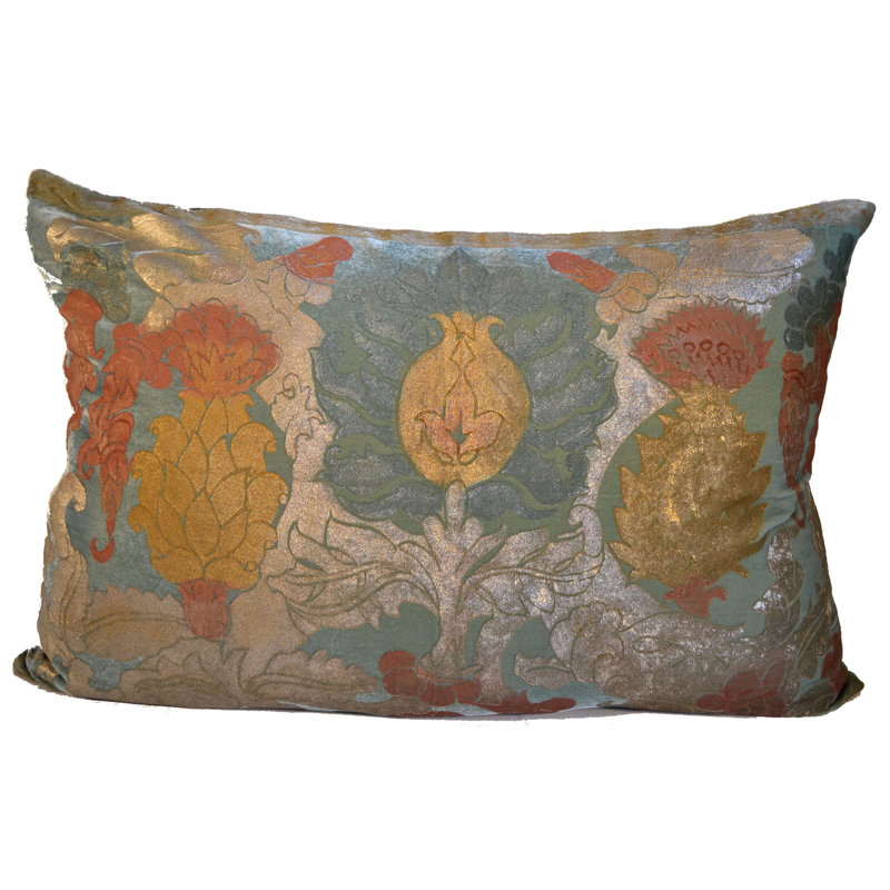 Cardus Flower Velvet Rectangular Pillow Cover