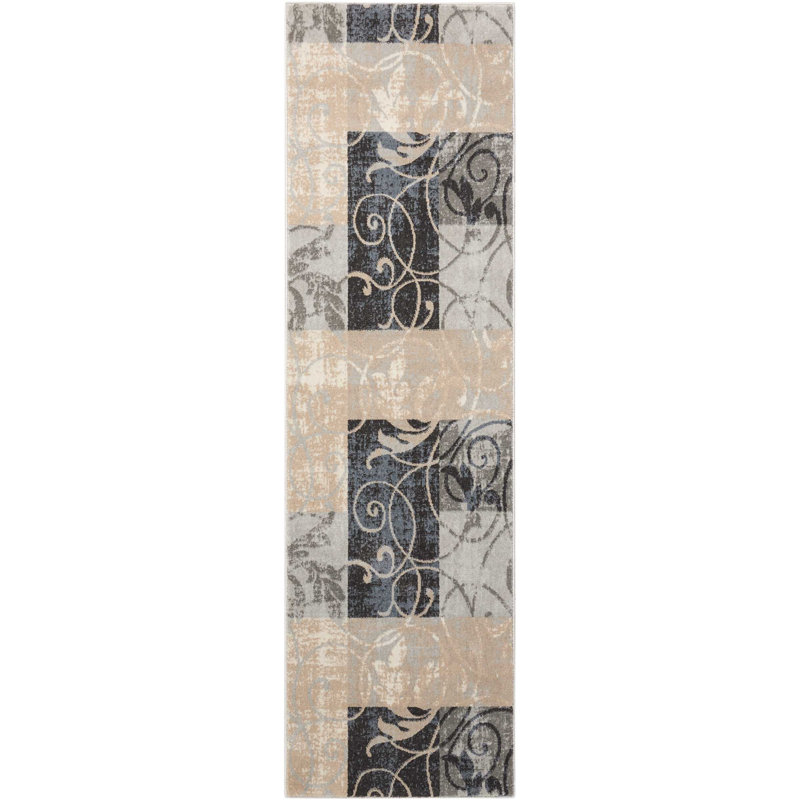 Floral Indoor Rug, Runner 2'2" x 7'6"