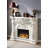 Antique White Finish Fireplace