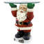 Grande table de bout en verre père Noël 21,5 po