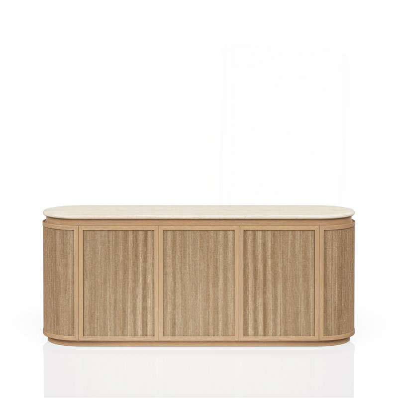 Stone Top and Rope Front Server
