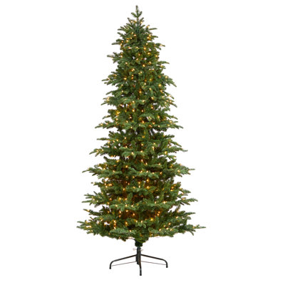 96' H Lighted Artificial Fir Christmas Tree