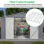Outdoor 6 ft. W x 4 ft. D Metal Storage Shed-94331312