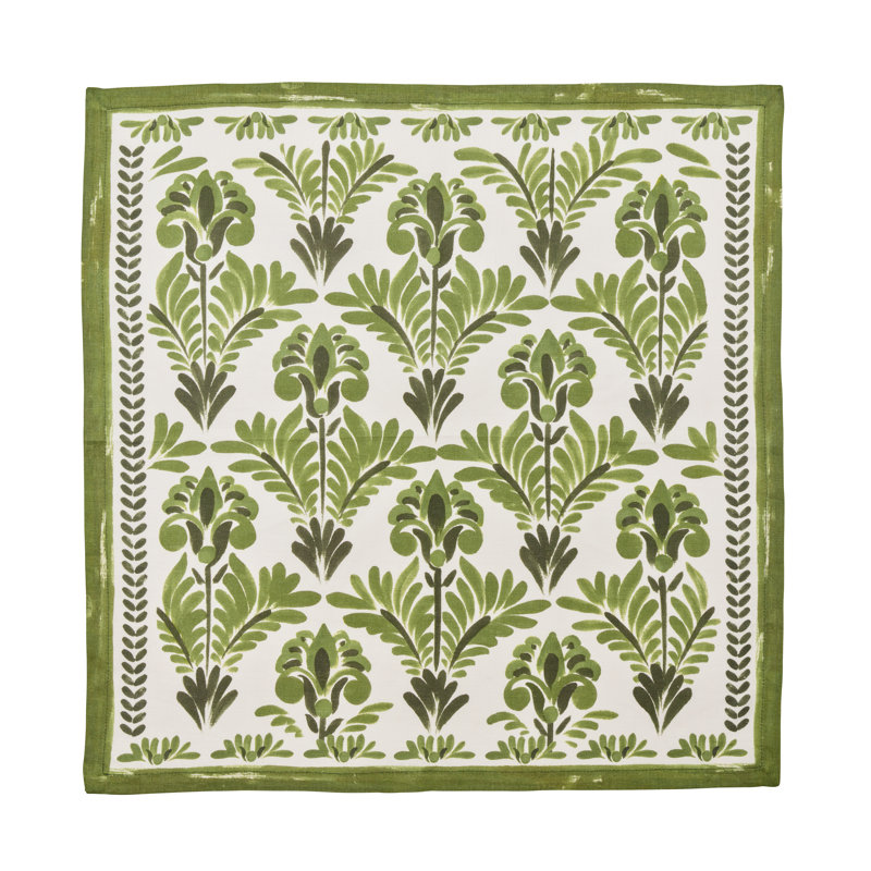Botanica Napkin, Ivory/Green