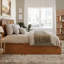 Lit plateforme en bois massif avec pied de lit et gigogne Madison-96140446