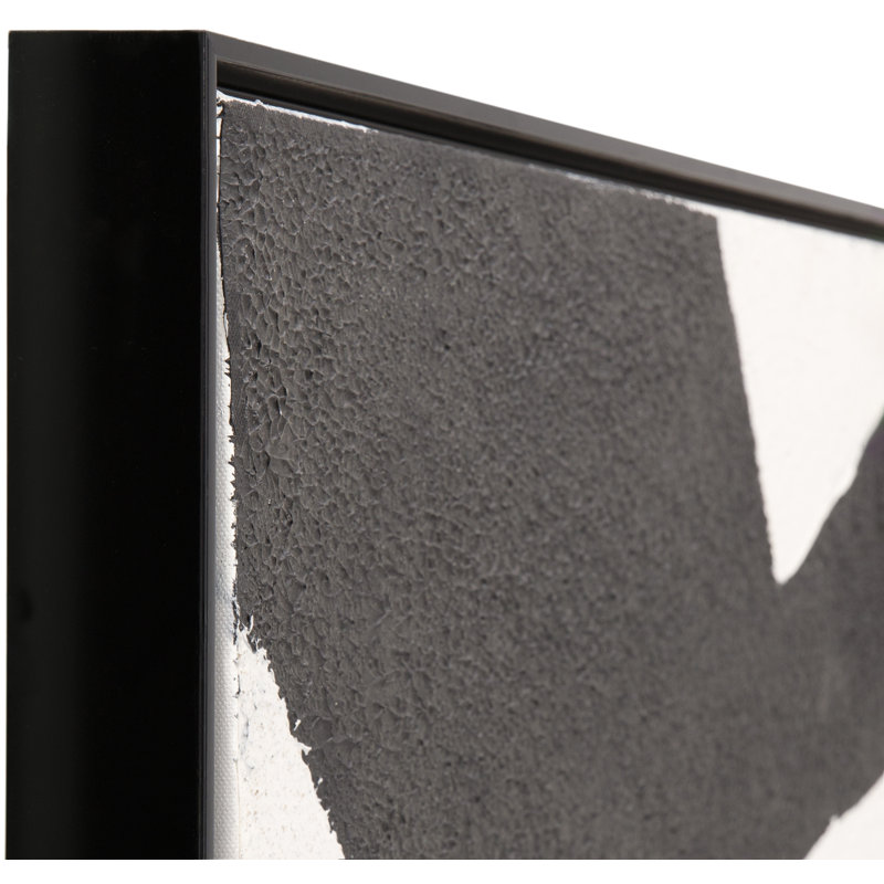 Lucero 2 Piece Picture Frame Graphic Art Set on Canvas, Black Framed, 48" H x 36" W