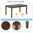 Wooden Dining Rectangular Table, Kitchen Table for Small Space, 4 Person Dining Table,  ONLY THE TABLE,-1784795174
