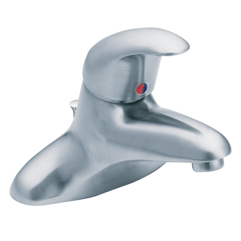 M-Dura Centerset Bathroom Faucet, Brushed Chrome