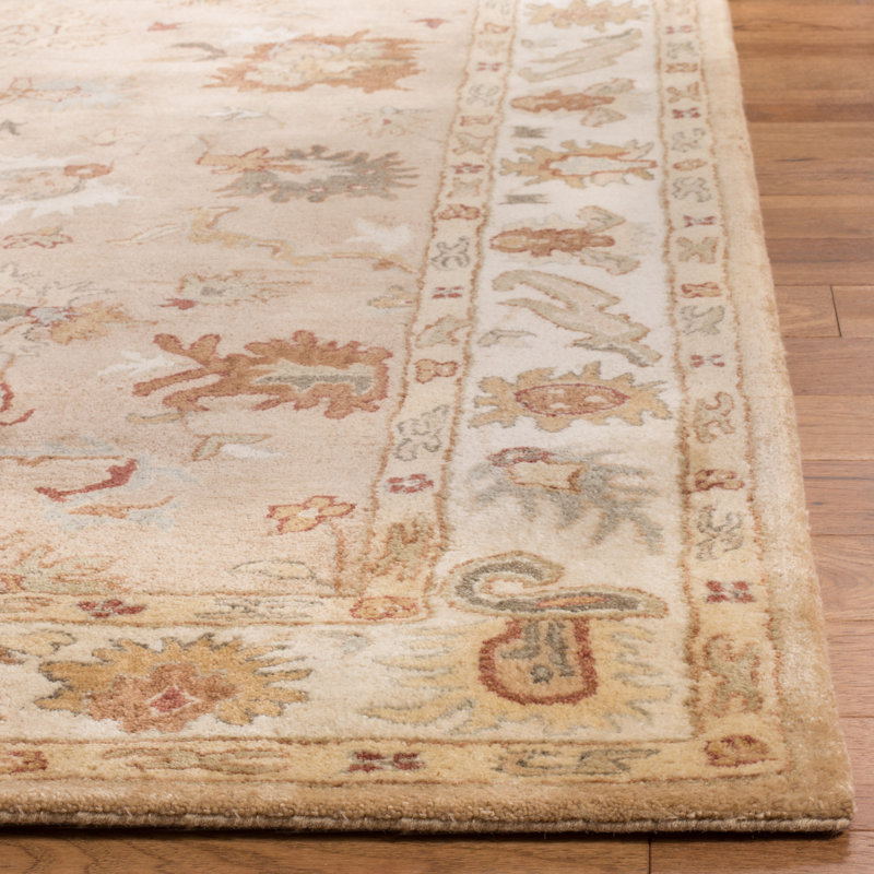 Bulwinder Hand Tufted Wool Oriental Rug, Rectangle 2' x 3'