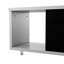 Console télé 80 po et plus, 70,1 po - 100 po extensible, support de style moderne noir et blanc pour écran, extensible, et plus-1874001349