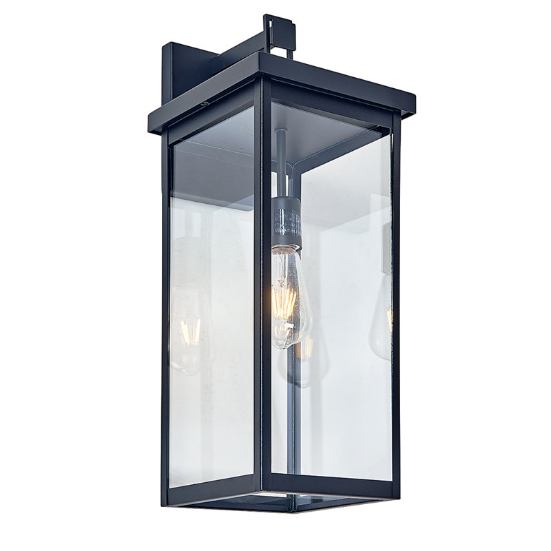 Applique murale en acier Yohen, H 16 po x l 6 po x P 7,5 po