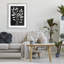 «Leaf Whispers» sur fond noir, impression par Andrea Haase-231390304-231390308