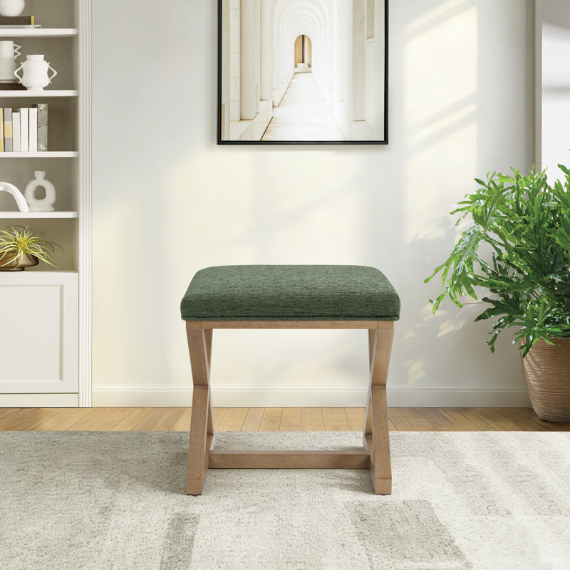 Carson X-Frame Stool, Pine