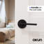 Poignée de porte Dune Design moderne dissimulé pour (Hall et garde-robe) - Style minimaliste élégant en noir mat-114645958