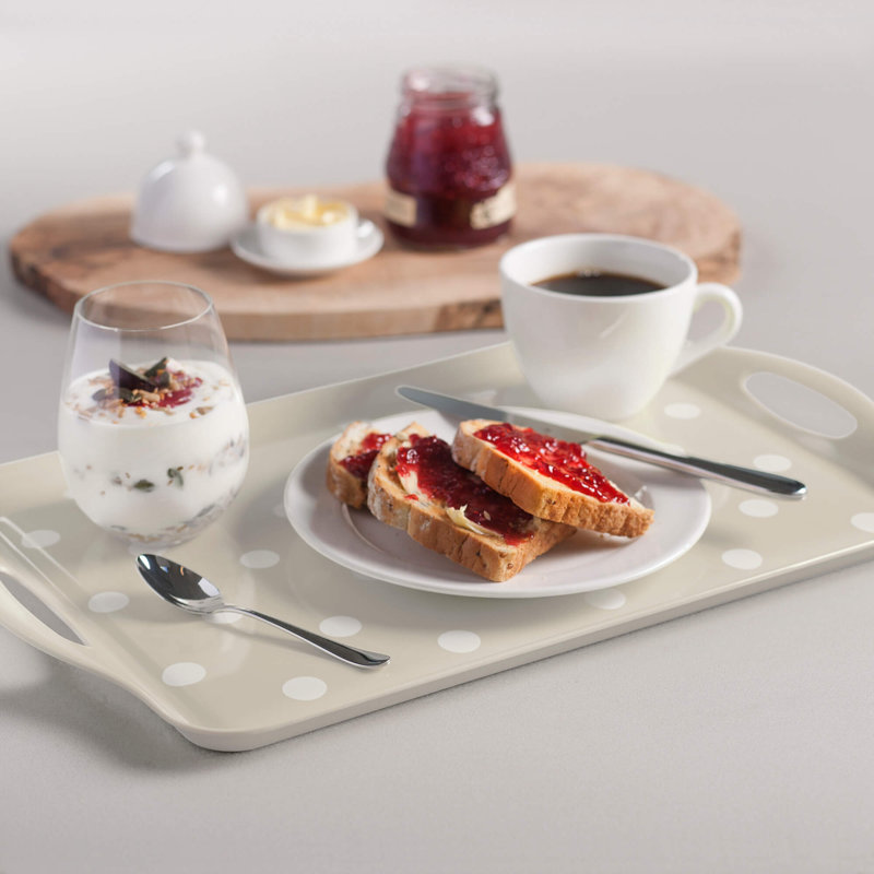 Melamine Serving Tray, Large, Cream