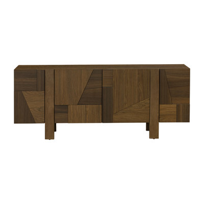 Kirstopher 4-Door Oak Sideboard, Brown