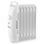 600-Watt Electric Oil-Filled Radiator Space Heater In White