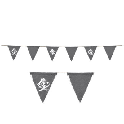 Bannière pirate en tissu pirate