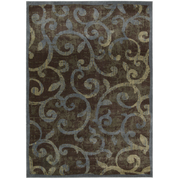 Tapis de la zone grise laine Sonya