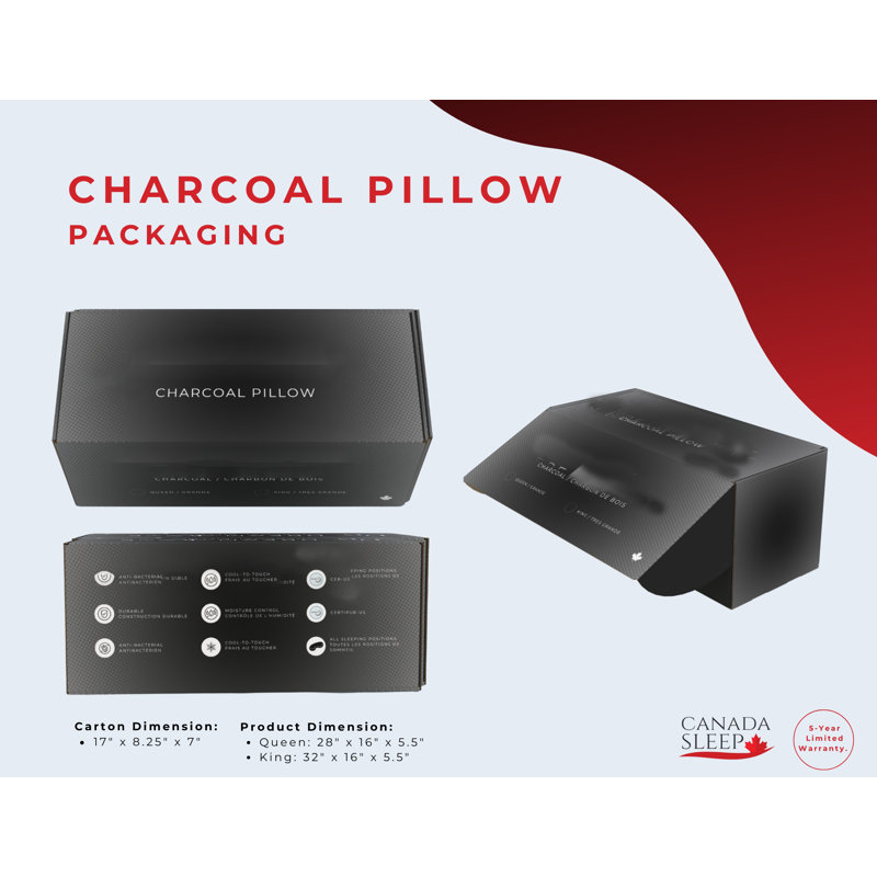 Rêve oreiller gris anthracite - Coussin, Grand lit