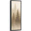 «Misty Evergreen Forest Layers», grande impression sur toile encadrée pour chambre principale-492549979-492549980