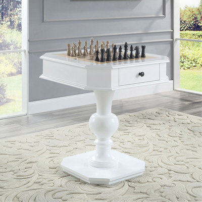 Game Table With 2 Drawer