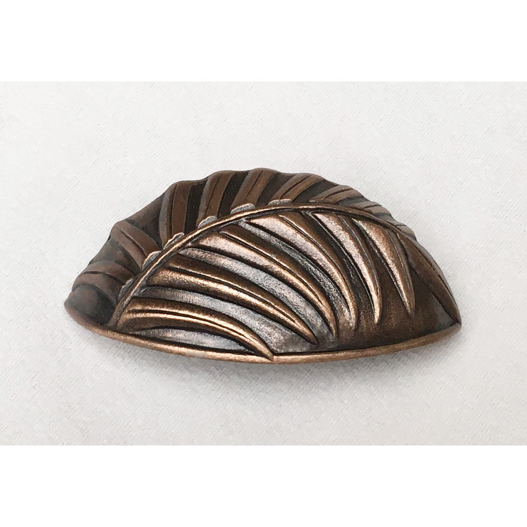 Tropical Palm Leaf 2 7/8" Center to Center Cup/Bin Pull D'Artefax 