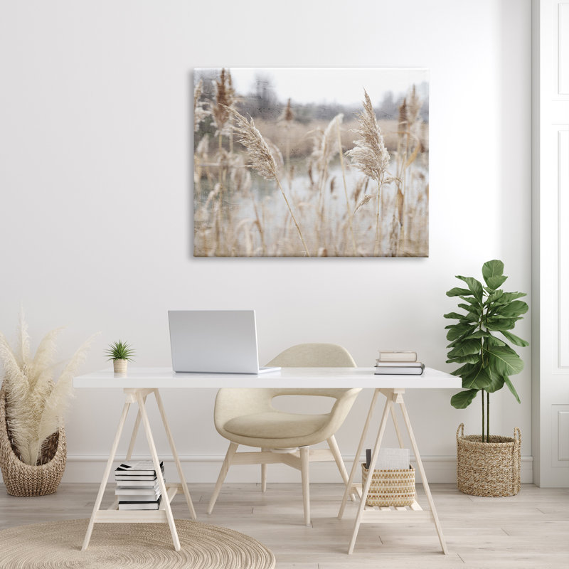 Art mural sur toile surdimensionné champêtre, H 36 po x l 48 po x P 1,5 po, Toile tendue