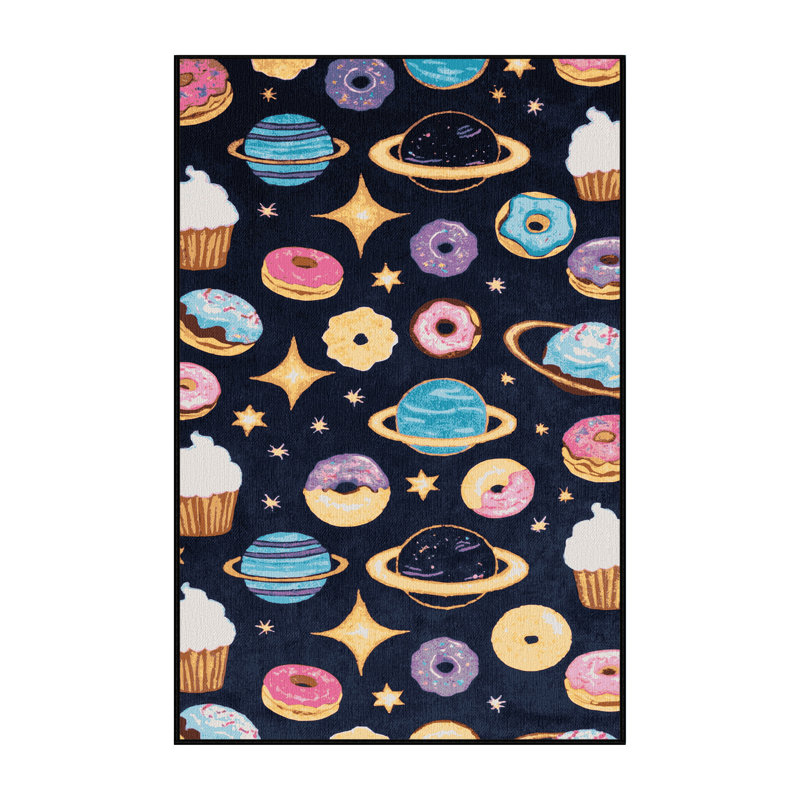 Tapis lavable Galaxy Desserts, Rectangle 7 pi x 9 pi