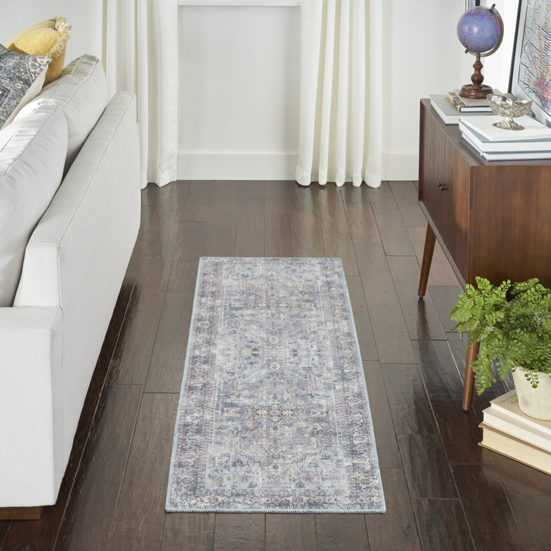 Tapis de couloir gris 8 pi