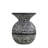 Aaliana Black and White Patterned End Table