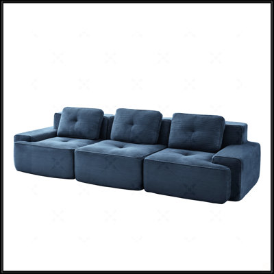 117" Modern Modular Sectional Sofa