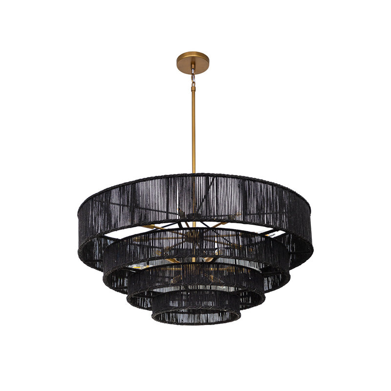 Lumina Chandelier, Black
