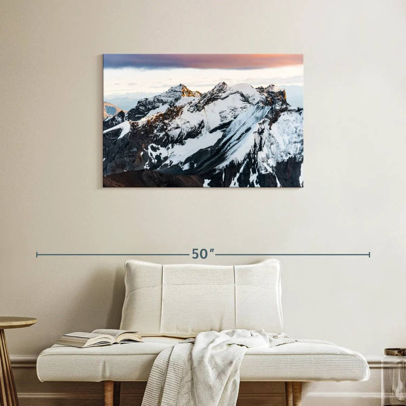 Alvord Snowy Mountain Peaks, H 24 po x l 36 po