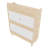 31.5 Inch Nordic Style Shoe Storage Cabinet With 2 Flip Drawers, Freestanding Organizer With Solid Wood Legs For Entryway, Narrow Shoe Rack Cabinet (White And Solid Wood Color Matched)